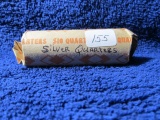 ROLL OF SILVER WASHINGTON QUARTERS