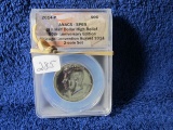 2014P&D J.F.K. HALVES ANACS SP69 HIGH RELIEF 50TH. ANNIV.