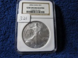 2006 SILVER EAGLE NGC GEM UNC