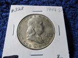 1949D FRANKLIN HALF BU