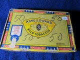 CIGAR BOX W/MISC. U.S. COINS