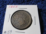 1853 LARGE CENT AU