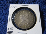 1831 BUST HALF XF