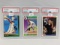 (3) Jim Thome PSA Graded Rookie Cards