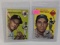 Gene Woodling and Gil Hodges 1954 Topps baseball cards