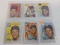 1954 Topps baseball cards #s 19, 22, 22, 23, 24, 25 include Luke Easter