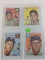 1954 Topps baseball cards #s 46, 47, 48, 49