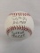 Denny McClain signed stat baseball, signed with 4 stats, JSA, black ink on the sweet spot