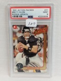 1991 Action Packed Brett Favre PSA 9