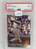 1993 SP Barry Bonds PSA 9