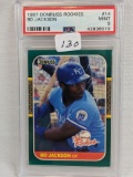 1987 Donruss Rookies Bo Jackson PSA 9