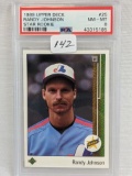 1989 Upper Deck Randy Johnson PSA 8