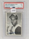 1969 Topps Deckle Edge Roberto Clemente PSA 3