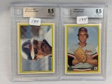 1983 KG Glossy Reggie Jackson & Jim Palmer PSA 8.5