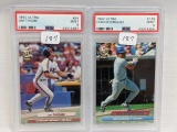 1992 Ultra Jim Thome & Ivan Rodriguez PSA 9