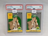 (2) 1990 Hoops Gary Payton PSA 9