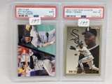 1994 Flair Jeff Bagwell PSA 9 & 1994 Fleer Frank Thomas PSA 8