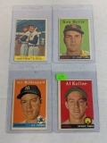 1958 Topps lot: Kaline, McDougal, Boyer & card #304,