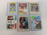 Pete Rose lot of 6 different cards,
