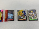 1987 Donruss grocery wrapped packs with Bo Jackson Rookie on top