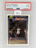 1992 Topps Gold Michael Jordan PSA 9