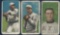 Lot of three 1909-11 T206 New York Giants tobacco cards Piedmont backs