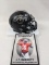 Ohio State JT Barrett signed black mini-helmet, Barrett hologram