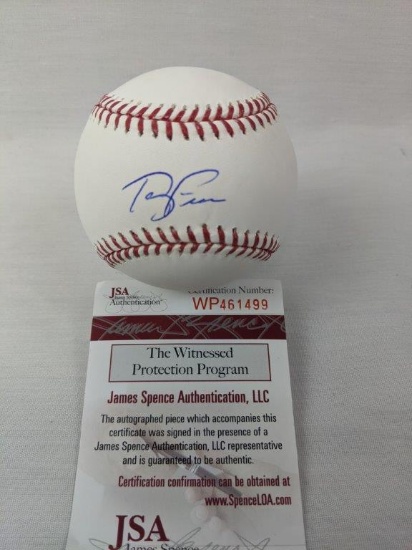 Tito Francona signed MLB baseball, JSA