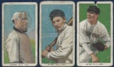 Lot of three different 1909-11 T206 baseball tobacco cards