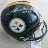 Rod Woodson signed full-size Pittsburgh Steelers football helmet. JSA COA