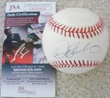 Dennis Eckersley single signed Official American League baseball. JSA COA