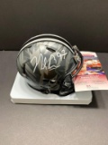 Nick Bosa Signed Wolf Camo Ohio State mini helmet JSA