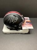 Nick Bosa signed Black Ohio State mini helmet JSA