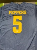 Jabrill Peppers signed Michigan Wolverines Nike Jordan Jersey JSA