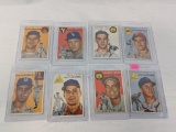 1954 Topps group of 8