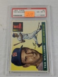 Ted Williams 1955 Topps baseball card, PSA