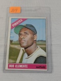 Roberto Clemente 1966 Topps card