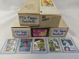 Topps baseball sets: 1982, 1983, 1984, 1985, 1986