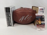 Marshall Faulk signed NFL football, JSA