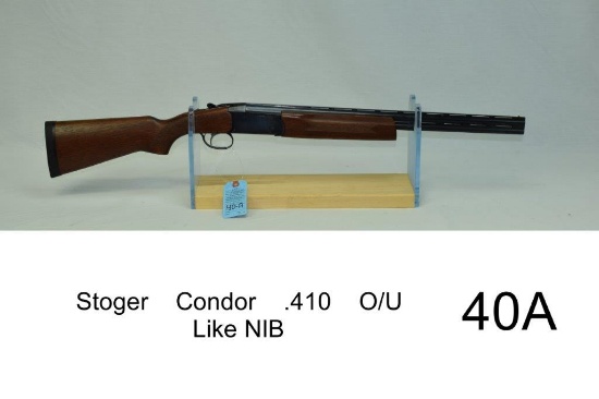 Stoger    Condor    .410    O/U    SN: J544986-15    Condition: Like NIB