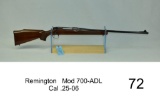 Remington   Mod 700-ADL    Cal .25-06    SN: A6596499    