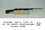 Winchester    Mod 12    12 GA    30