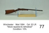 Winchester    Mod 1904    Cal .22 LR    