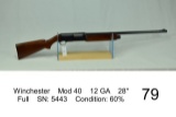 Winchester    Mod 40    12 GA    28