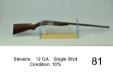 Stevens    12 GA    Single Shot    Condition: 10%