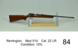 Remington    Mod 514    Cal .22 LR    Condition: 10%