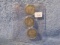 1927P,D,S, STANDING LIBERTY QUARTERS (3-COINS) VG+