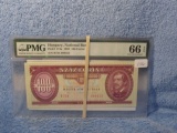 3 WORLD NOTES PMG GRADED 66 EPQ