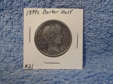 1894S BARBER HALF VF