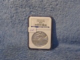 2008 SILVER EAGLE NGC MS69 FIRST STRIKES